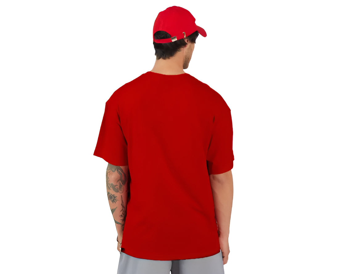 BE | Red Oversized T-Shirt |