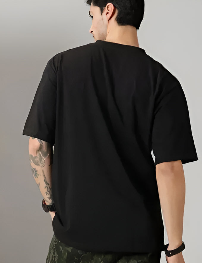 BE | Black Over-Sized T-Shirt | Men